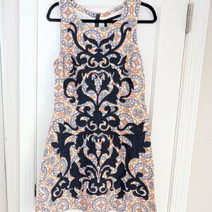NWT Vanessa Virginia Anthropologie Owen Embroidered Shift Dress Sz 8 NEW